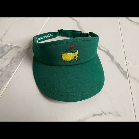 The Masters Visor Hat Green Augusta Pga 